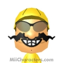 Wario Mii Image by GhostZelda